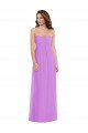 Empire Waist Twist Shirred Strapless Evening Dress