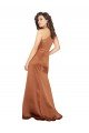One Shoulder Silky Satin Evening Dress