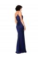 One Shoulder Silky Satin Evening Dress with Skirt Slit