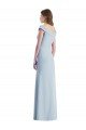 Romantic Off the Shoulder Long Evening Maxi Dress with Side Slit
